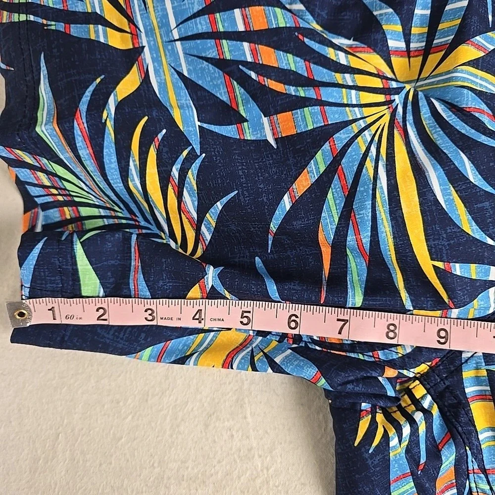 Speedo Men's Peacoat Swim Board Shorts‎ Blue Tropical Large